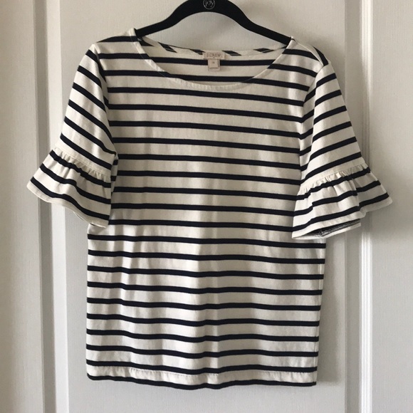 J. Crew Tops - J.CREW Striped Top XS